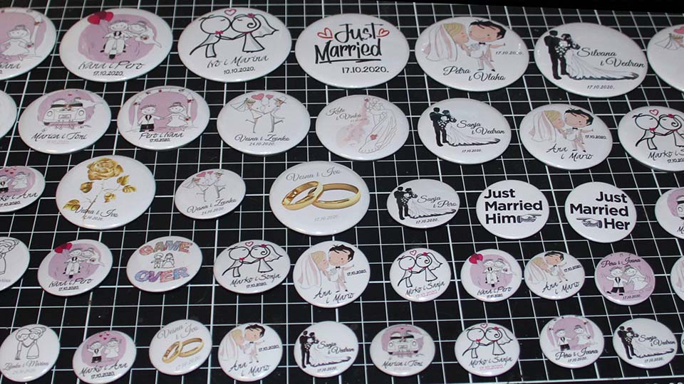 Kvalitetni bedževi color tisak